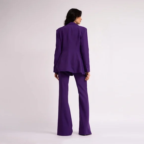 BLUZAT Deep Purple Slim Fit Blazer Size Small NWT